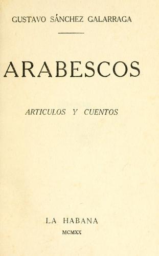 Cover for Arabescos