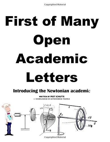 Cover for First of Many Open Academic Letters