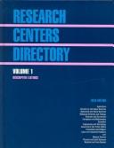 Cover for Research Centers Directory