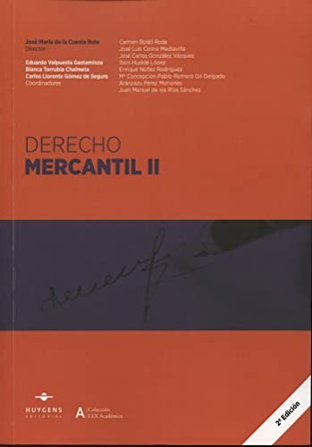 Cover for Derecho Mercantil II