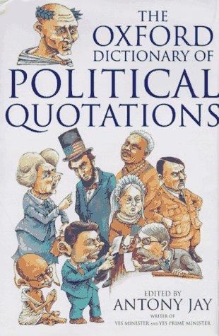 Cover for The Oxford dictionary of political quotations