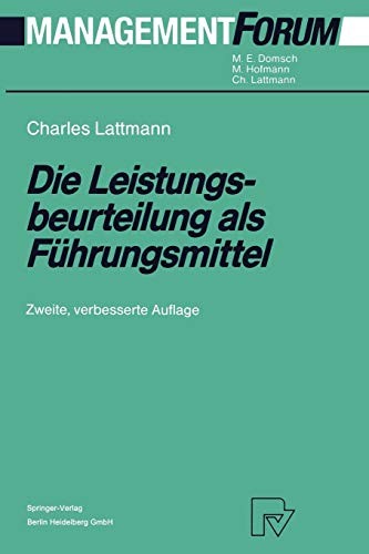 Cover for Die Leistungsbeurteilung als Führungsmittel