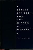Cover for Donald Davidson and the mirror of meaning