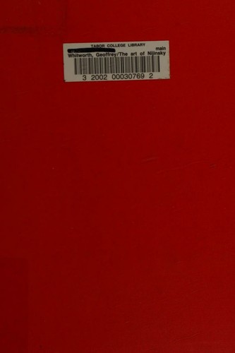 Cover for The art of Nijinsky.