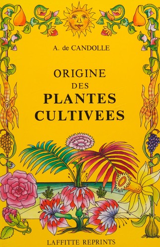 Cover for Origine des plantes cultivées