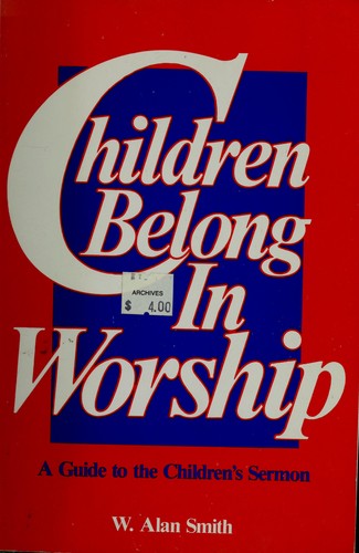 Cover for Children belong in worship