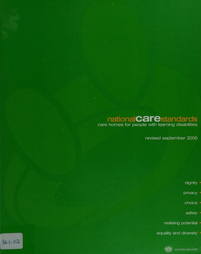 Cover for National care standards