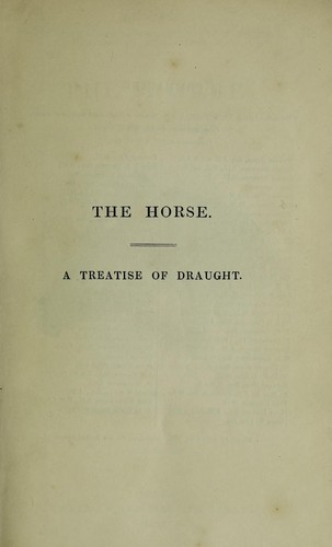 Cover for The horse