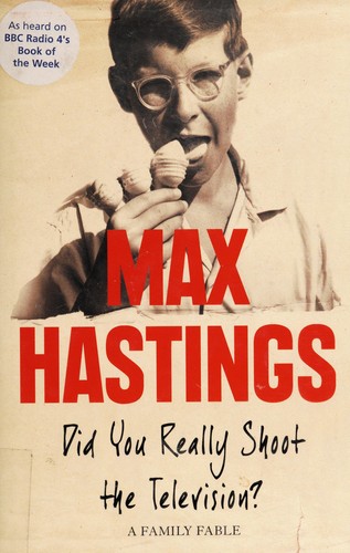Cover for Did you really shoot the television?