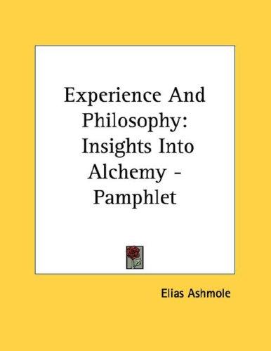 Cover for Experience And Philosophy