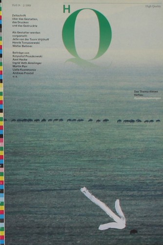 Cover for High Quality Zeitschrift über das Gestalten, das Drucken und das Gedruckte, Heft 14