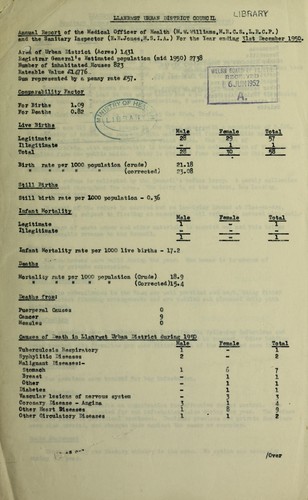 Cover for [Report 1950]