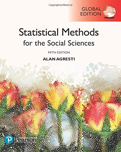 Cover for Statistical Methods for the Social Sciences, Global Edition