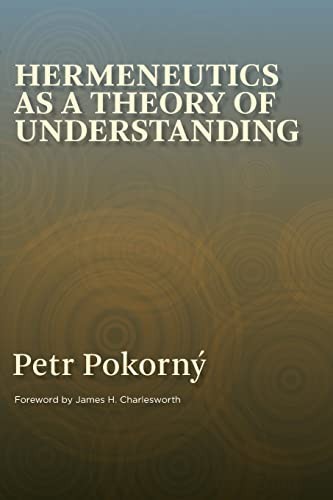 Cover for Hermeneutics as a theory of understanding