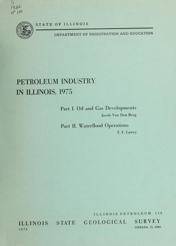Cover for Petroleum industry in Illinois, 1975