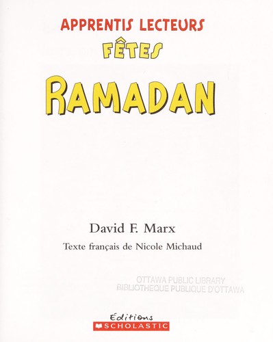 Cover for Ramadan