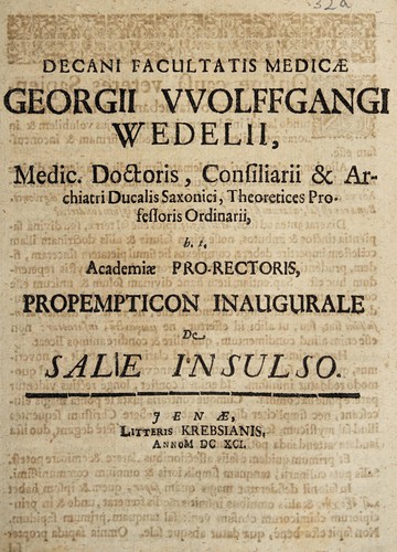 Cover for Propempticon inauguralis de salve insulso