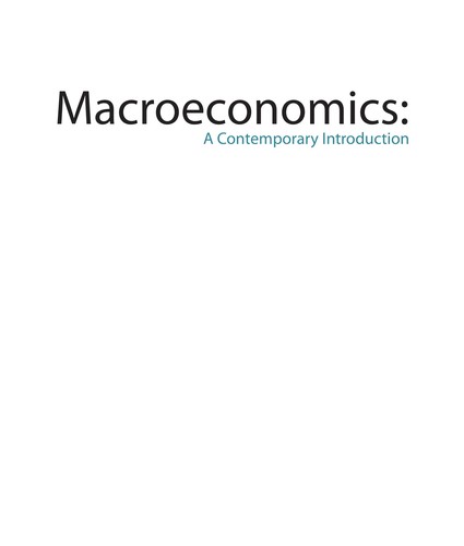 Cover for Macroeconomics