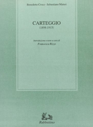 Cover for Carteggio (1898-1915)