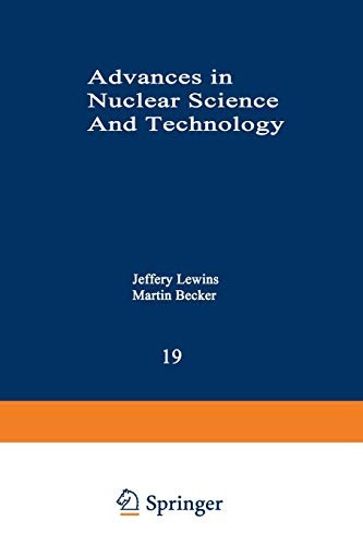 Cover for Advances in Nuclear Science and Technology