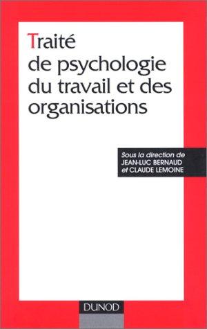 Cover for Traité de psychologie du travail et des organisations