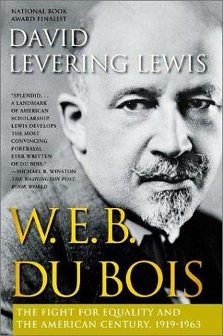 Cover for W. E. B. Du Bois, 1919-1963