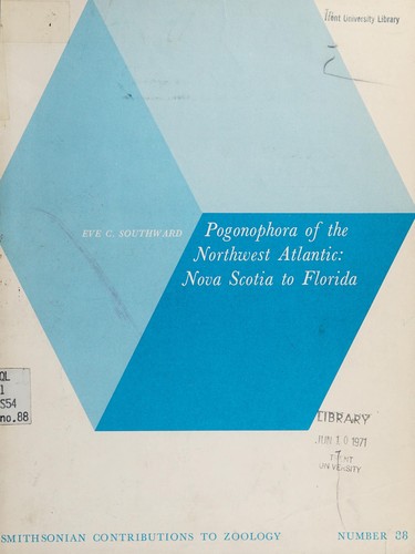 Cover for Pogonophora of the northwest Atlantic: Nova Scotia to Florida