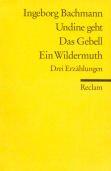 Cover for Undine Geht Das Gebell Ein Wildermuth