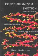 Cover for Affective Qualia and the Subjective Dimension