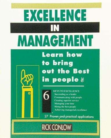 Cover for Excellence in Management