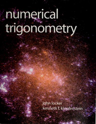 Cover for Numerical trigonometry