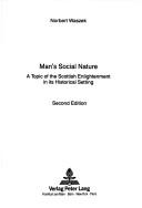 Cover for Man's social nature