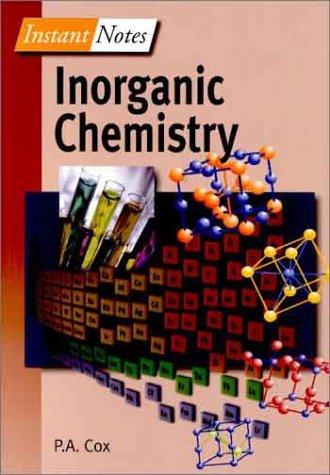 Cover for Inorganic Chemistry (Instant Notes Series,)