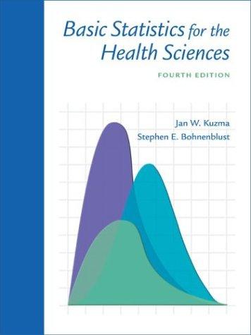 Cover for Basic Statistics for the Health Sciences with PowerWeb