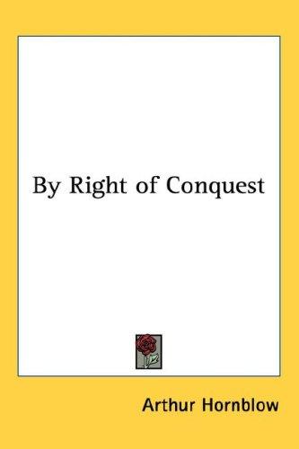 Cover for By Right of Conquest