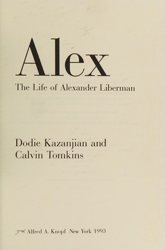 Cover for Alex