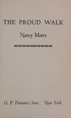 Cover for The proud walk.