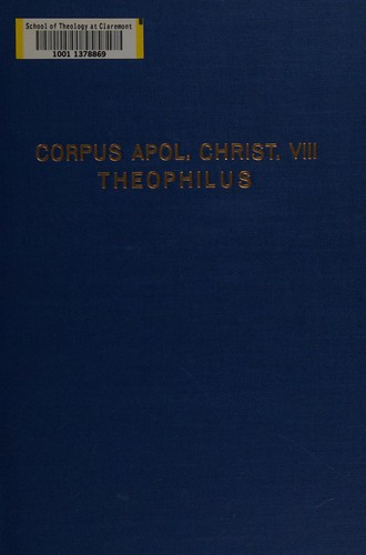 Cover for Ad Autolycum libri tres