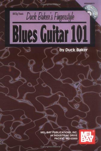 Cover for Mel Bay Duck Baker's Fingerstyle Blues Guitar 101
