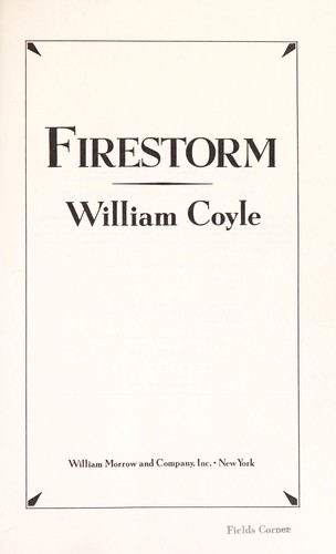Cover for Firestorm