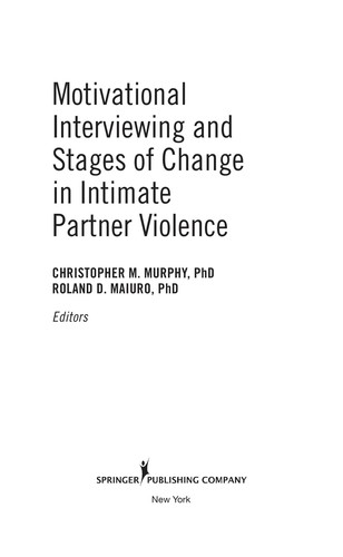 Cover for Motivational interviewing and stages of change in intimate partner violence