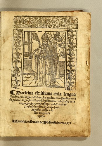 Cover for Doctrina christiana en la lengua guasteca co[n] la lengua castellana