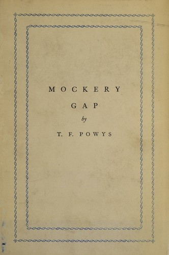 Cover for Mockery gap