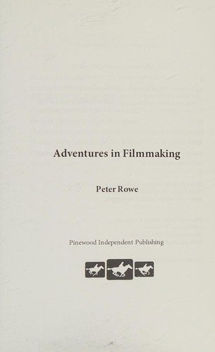 Cover for Adventures in filmmaking