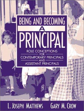 Cover for Being and becoming a principal