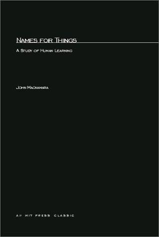 Cover for Names for Things