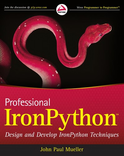 Cover for Professional Ironpython