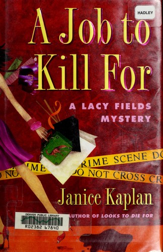 Cover for A Job to Kill For