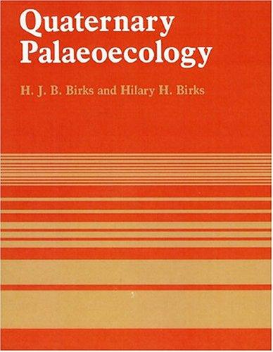 Cover for Quaternary palaeoecology
