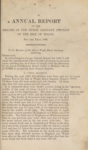 Cover for [Report 1886]